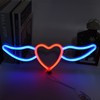 Heart Shaped Neon Light Safe Energy Saving Dual Power Heart