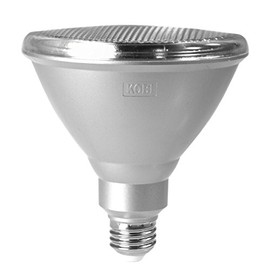 Kobi Electric PAR38-120-50-FL K4P4 Par38 ES 120W Equal 120V, 40° Beam Angle Dimmable Light Bulb, Silver