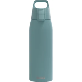 SIGG - Stainless Steel Drinking Bottle - Shield ONE Morning Blue - Suitable for Carbonated Drinks - Leak-Proof - Feather-Light - BPA-Free - Outdoor & Fitness - 1.0 L