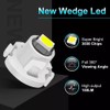6PC ForXSTORM WHITE T4.2 SUPERBRIGHT WEDGE 3030 LED GLOBES SMD
