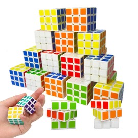 48 Pack Mini Cube Puzzle Party Favors for Kids, 1.18in 3x3 Magic Cube School Rewards & Classroom Prize for Students, Birthday Party Favors Easter Christmas Stocking Stuffers Gifts for Kids