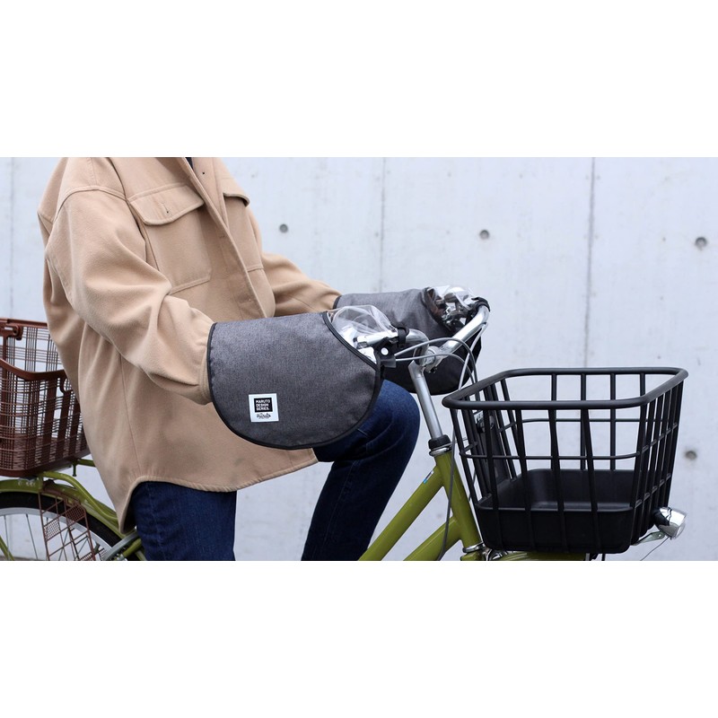 MARUTO HC-AM01 All-Season Steering Wheel Cover, Round, Heather Black