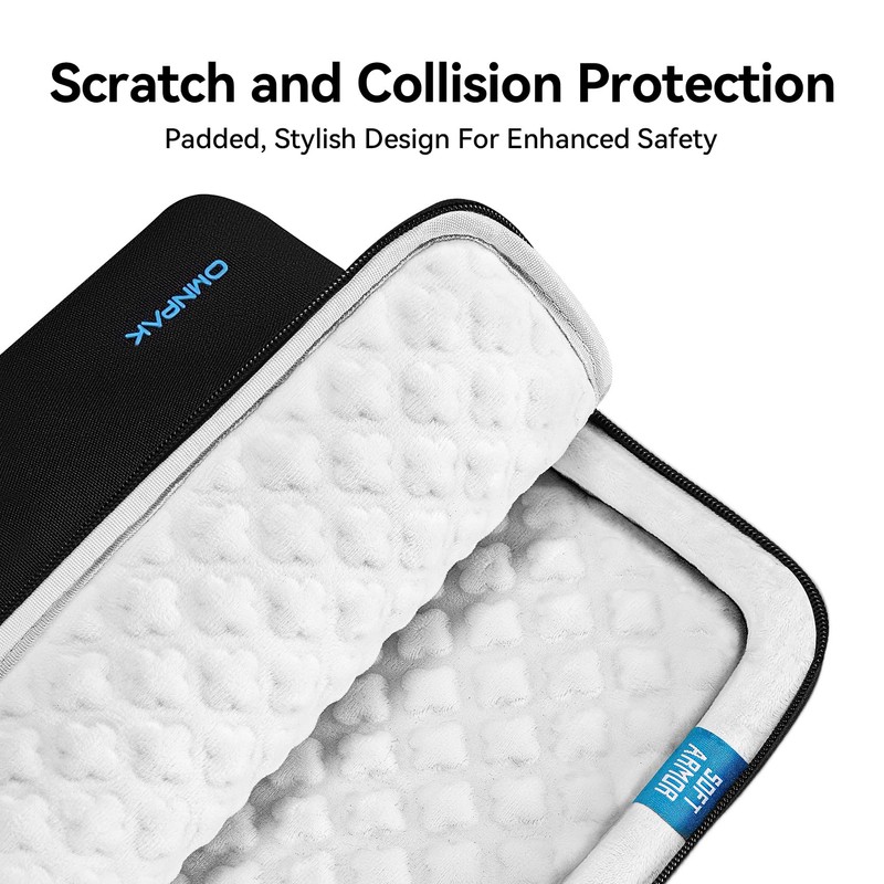 Omnpak Laptop Sleeve for 14" MacBook Pro M5-M1 Pro/Max, Shockproof