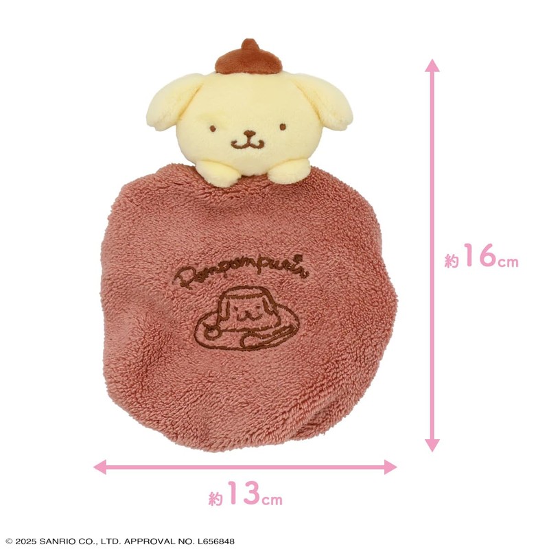 Shobido SA46914 Sanrio Absorbent Hair Elastic, Pom Pom Pudding, Size