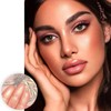 Highlighter Powder Makeup Palette, Face Highlighter Palette, Long Lasting Lightweight