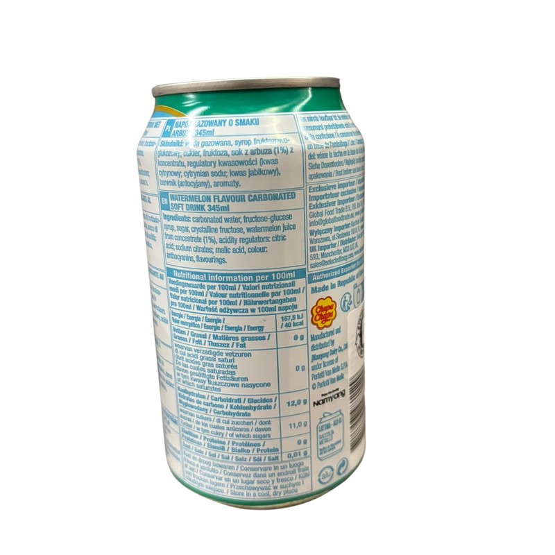 CHUPA CHUPS, Chupa Chups frizzante all'anguria, 1 X 345 ML