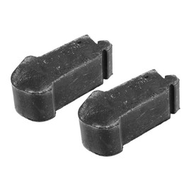 Partuto Hood Stop Buffer No.65158-VK000 - Car Hood Bumper Support - for Nissan NP300 Rubber Black - 2 Pcs