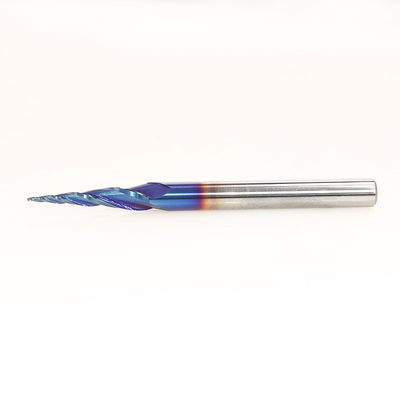 CNC Tapered Ball Nose Router Bit 1/4 Inch Shank, NACO