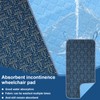 JFHNMLW Waterproof Highly Absorbent Incontinence Wheelchair Pads for Elderly (Dark