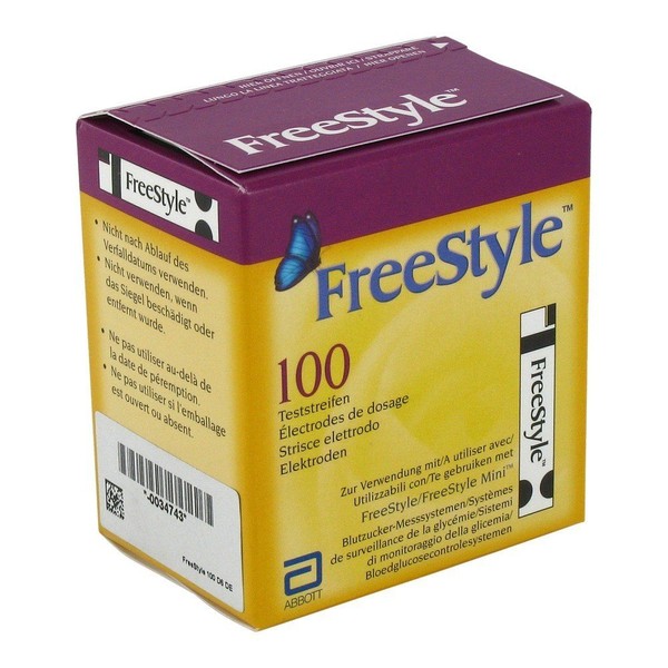 Freestyle Test Strips Pack of 100