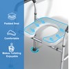 Deewow Deewow 28 inchs Raised Toilet Seat with Handles
