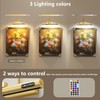 ENWEGEY RGB Wireless Picture Light for Wall - 14In Painting