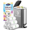 Small trash bags 3 Gallon 120 Counts Strong Garbage Bags