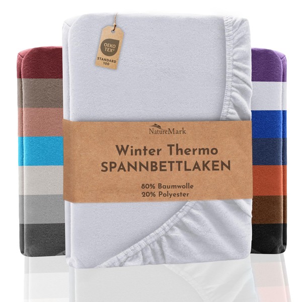 NatureMark Winter Thermal Fleece Fitted Sheet in Many Colours and