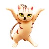 Shining crown Cat Keychain, Cute Cat Keyring, Cartoon Magical Cat