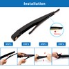 WTI Rear Wiper Arm Blade Set Compatible With Ford Explorer