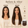 Extensiones de Cabello Humano con Clip 14 Pulgadas, Largo Final