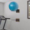 MyGift Set of 2 Wall Mounted Large Stability Ball Holders,