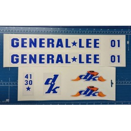 DK 1997 DK General Lee Bmx Decal Set