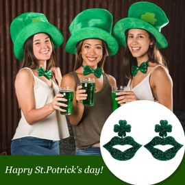 St Patricks Day Earrings Gifts Shamrock Earrings for Women Green Irish Earrings St Patricks Day Accessories St Patricks Day Shirt Women Outfits