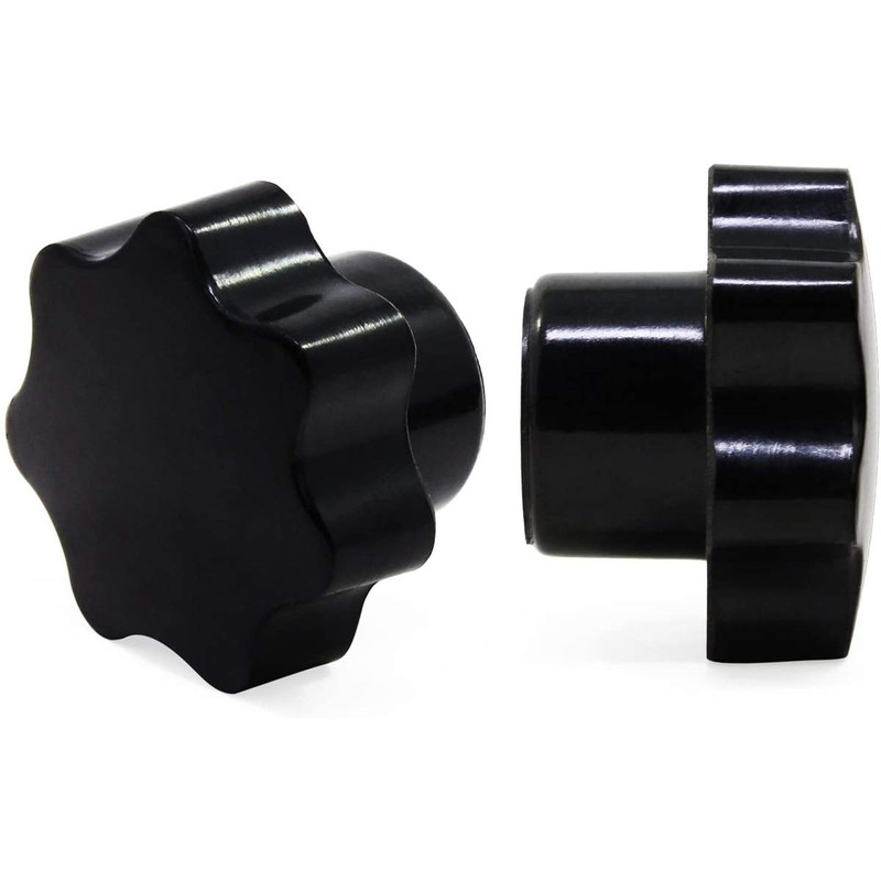 Greluma 14pcs M8 Knurled Thread Clamping Knob, Star Handle, Star