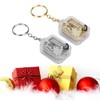2pcs Mini Music Box Key Chain Exquisite Pendant Key Chain