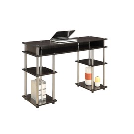 Convenience Concepts Designs2Go Tools Student Desk, (L) 47.25 in. x (W) 15.75 in. x (H) 30 in, Espresso