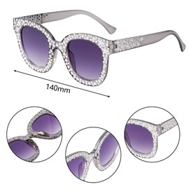 baotongle 70s Outfit Disco Accessories Costume Glitter Disco Hat Earrings Bracelet Necklace Leg Cuffs Accessories for Carnival Costume, silver, One size