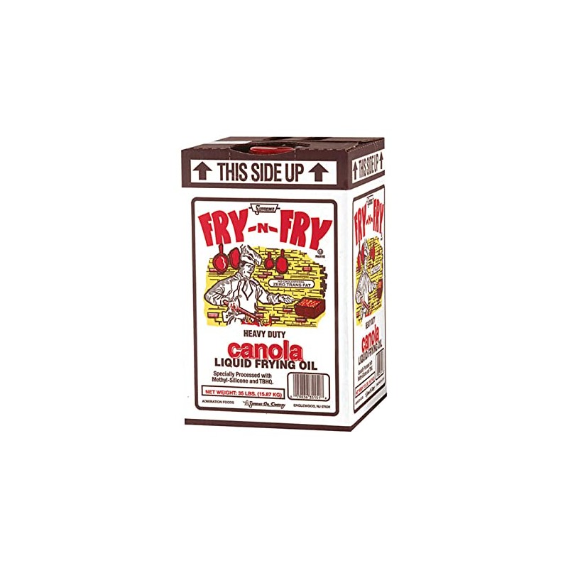 Admiration Fry-n-fry Heavy Duty Canola Liquid Frying Oil, 35 Pound