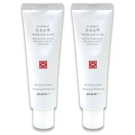 Kimsuhyoung 김소형 비단쌀 본초순백 안색 선크림 50ml 1+1 Kim Sohyeong Rice Ceramide Whitening Sun Cream 50ml 1+1 [Kim Sohyeong Silk Rice Sun Cream 50ml x 2 pieces]