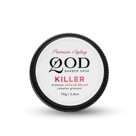 Pomada capilar Killer Hair Pomade, QOD Barber Shop, Brillo, 70 g
