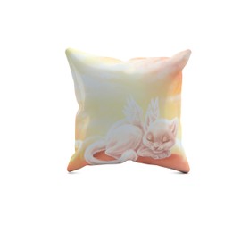 PICANOVA Angel Kitty 40 x 40 cm – Premium Decorative Cushion with Filling – Decoration for Baby and Children's Room with Choice of Motif – Children's Collection Design by Dolphy
