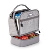 High Sierra Stacked Compartment Lunch Kit, Silver Heather (Model 74714-8561),