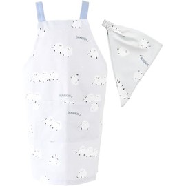 Friends Hill Kids Apron Medium Multi Shimadasan Gray