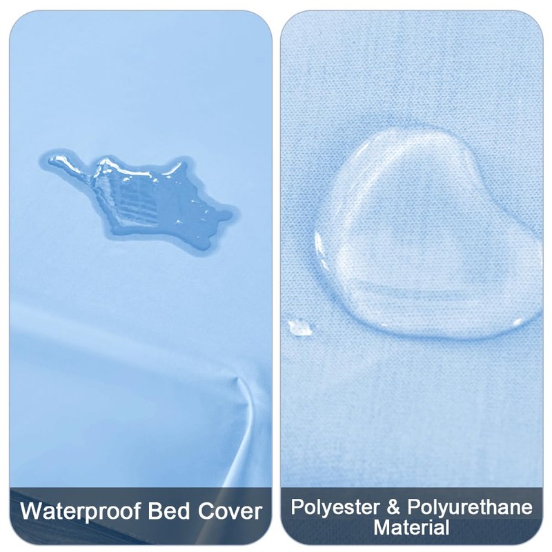 DUJUIKE 100% Waterproof Protective Blanket or Liner for Bed, Mattress