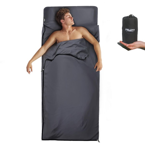 Frelaxy Cabin Sleeping Bag, XL Ultralight Travel Sleeping Bag with