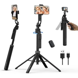 ULANZI TT23 Trípode de 64" con Seguimiento Facial automático,Palo Selfie