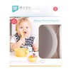 Bumkins Baby Bowl, Silicone Feeding Set with Suction for Baby