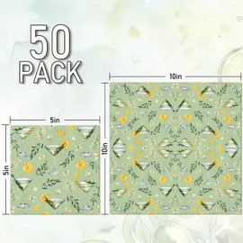JarThenaAMCS 50Pcs Christmas Martini Cocktail Napkin 3Ply A Tini Bit Older Drink Beverage Napkin Watercolor Lemon Olive Disposable Paper Napkin for Martini Bachelorette Birthday Party