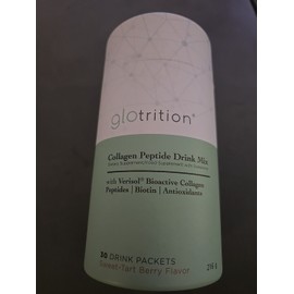 Glotrition Collagen Peptide Drink Mix 30 Packs SWEET TART BERRY NEW