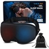 LC-dolida Silk Sleep Mask Light Blocking, Cooling Heated Eye Mask