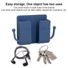 Restokki Remote Control Holder Wall Mounted Storage Box Wall Mount