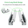 6 Pairs of 16 Inch Undermount Soft Close Drawer Slides,Bottom