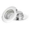 CORNERJOY 2PCS Bathtub Drain Strainer Cover - 2.84 inch Stainless