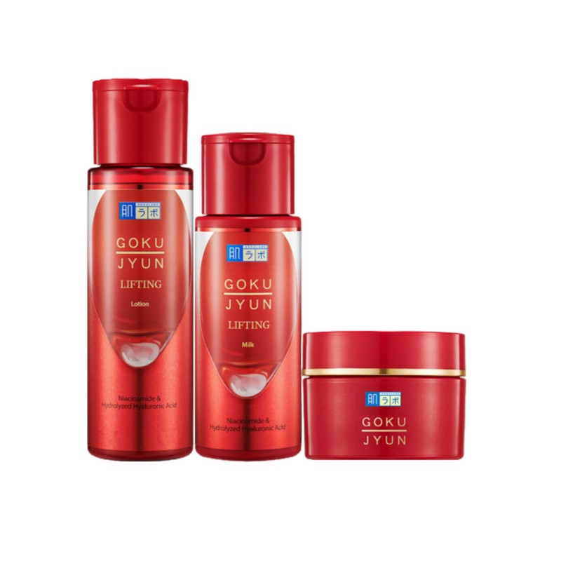 Hadlabo 하다라보 고쿠쥰 리프팅 3종(로션170ml+밀크140ml+크림50g) Hada Labo Gokujyun Lifting 3-Piece