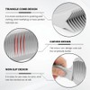 2PCS Barber Gradient Positioning Combs, Ergonomic Barber Fade Combs Professional