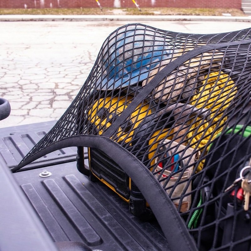 Truck Bed Cargo Net Organizer for Light Loads – Highly
