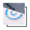 Zoestar Coffin Press on Nails Blue Ballerina False Nails Extra