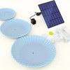 Solar Bird Bath Fountain for Outdoor Décor – 3-Tier Plastic