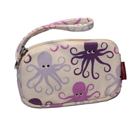 Bungalow 360 Canvas Clutch Coin Purse (Octopus)